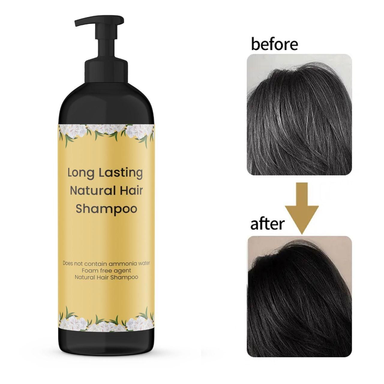 Long Lasting Natural Hair Dye Shampoo 50ML (Pack of 2)
